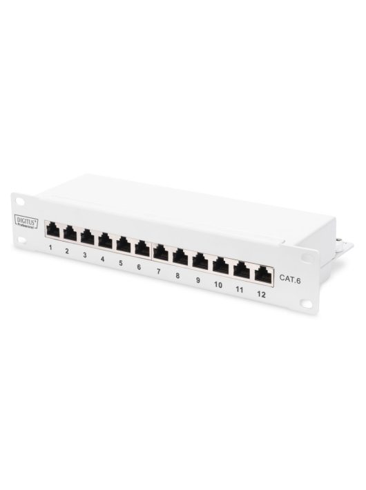 Digitus 12-port Patch Panel 1U Grey