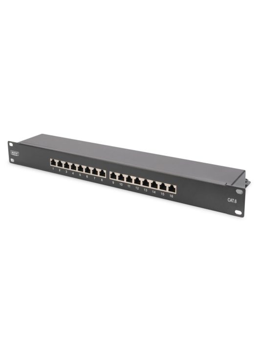 Digitus 16-port Patch Panel 1U Black