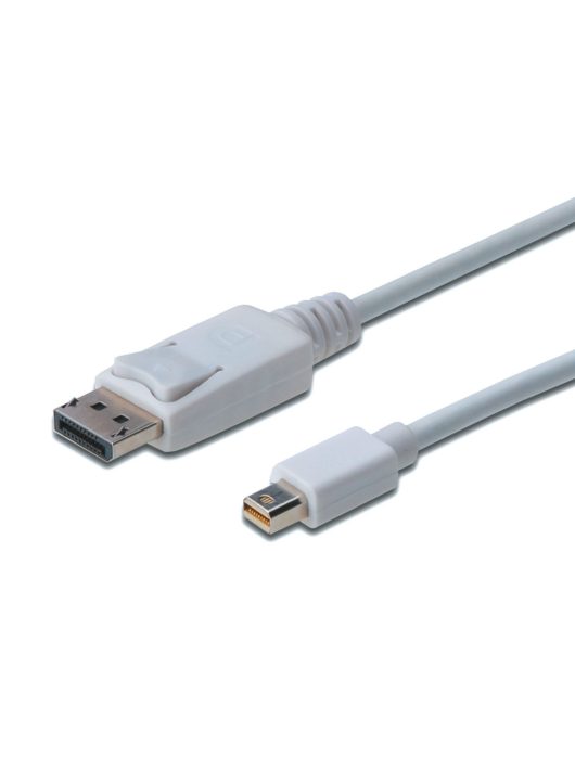 Assmann DisplayPort connection cable, mini  DP - DP 2m White