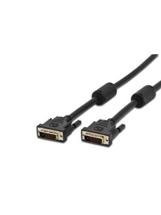   Assmann DVI connection cable, DVI-D (Dual Link) (24+1) 1m Black