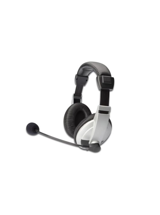 Digitus Stereo Multimedia Headset, with microphone Black