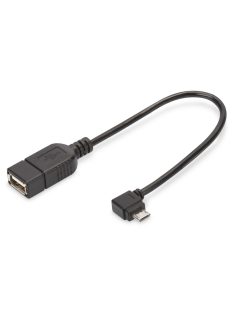 Assmann USB 2.0 adpter cable, OTG, type micro B - A