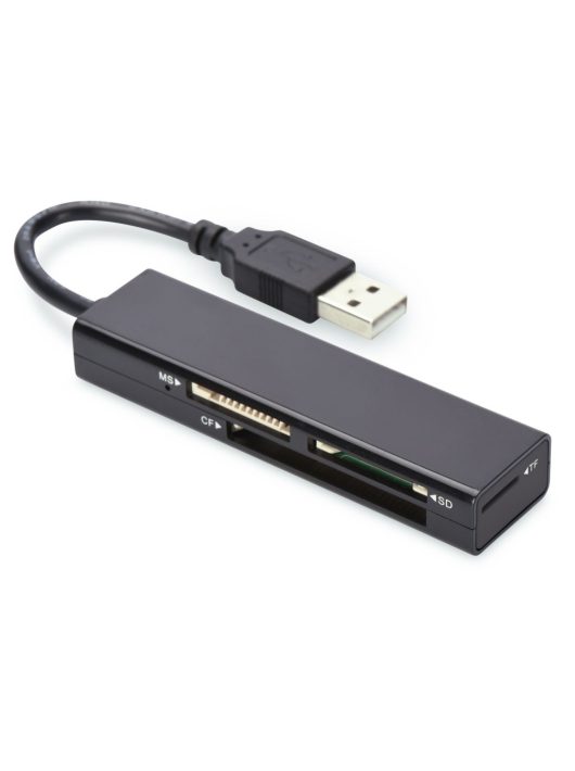 Ednet USB 2.0 4-port Card Reader Black