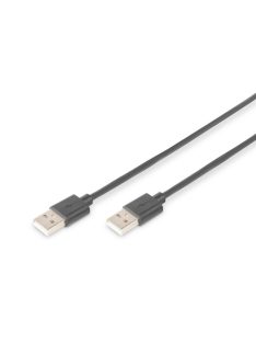 Assmann USB 2.0 connection cable, type A 1m Black 