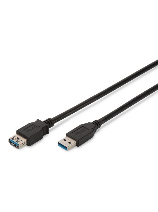 Assmann USB 3.2 extension cable, type A 1,8m Black