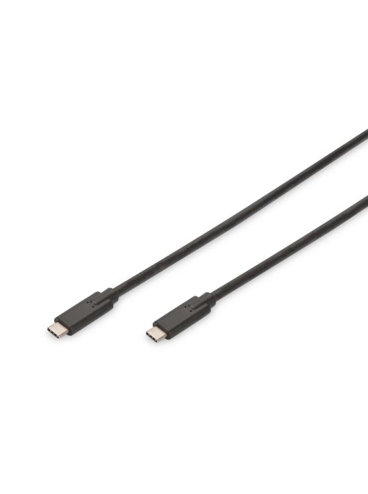 Assmann USB Type-C connection cable, type C to C 1m Black