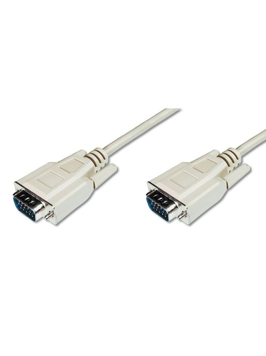 Assmann VGA Monitor connection cable, HD15 1,8m Beige