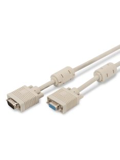 Assmann VGA Monitor extension cable, HD15 3m Beige