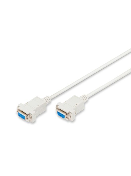 Assmann Zero-Modem connection cable, D-Sub9 1,8m Beige