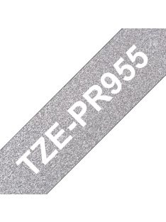   Brother TZe-PR955 laminált P-touch flexibilis szalag (24mm) Black on Grey - 8m