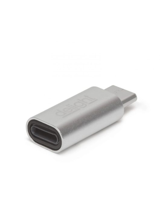 Delight USB Type-C - iPhone Lightning adapter Silver