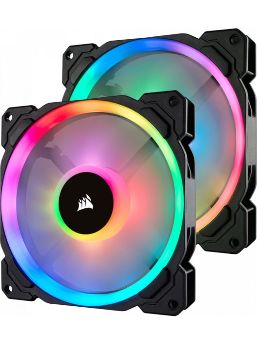 Corsair LL140 RGB Dual Light Loop RGB LED PWM 2 Pack 