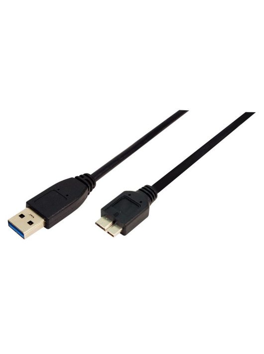 Logilink CU0027 USB3.0 Connection A->B microUSB cable 2m Black