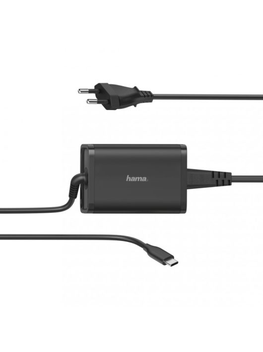 Hama Universal USB-C Power Supply Unit Power Delivery 65W Black