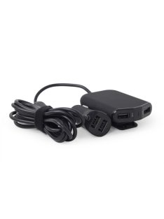 Gembird EG-4U-CAR-01 Pure Power 4-Port Car Charger Black