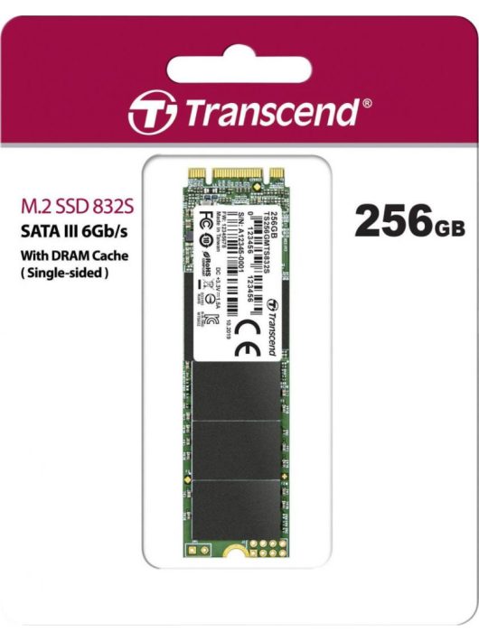 Transcend 256GB M.2 2280 MTS832S TS256GMTS832S