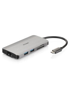   D-Link DUB-M810 8-in-1 USB-C Hub with HDMI/Ethernet/Card Reader/Power Delivery