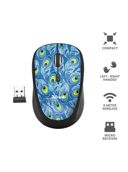 Trust Yvi wireless mouse Peacock