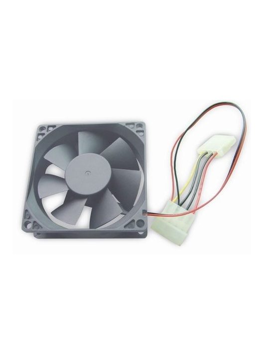 Gembird FANCASE-4 80mm PC case fan sleeve bearing, 4 pin power connector