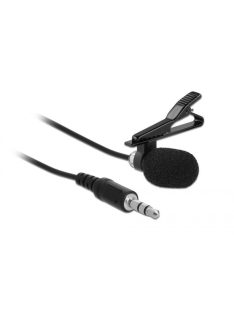 DeLock Tie Lavalier Microphone Omnidirectional Black