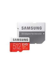   Samsung 512GB microSDXC kártya EVO Plus (2020) Class 10 + adapterrel