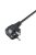 Akyga AK-PC-04A PC Power Cable Y-Shape Splitter Cable 1,8m Black