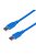 Akyga AK-USB-14 USB 3.0/USB 1.8m Cable Blue