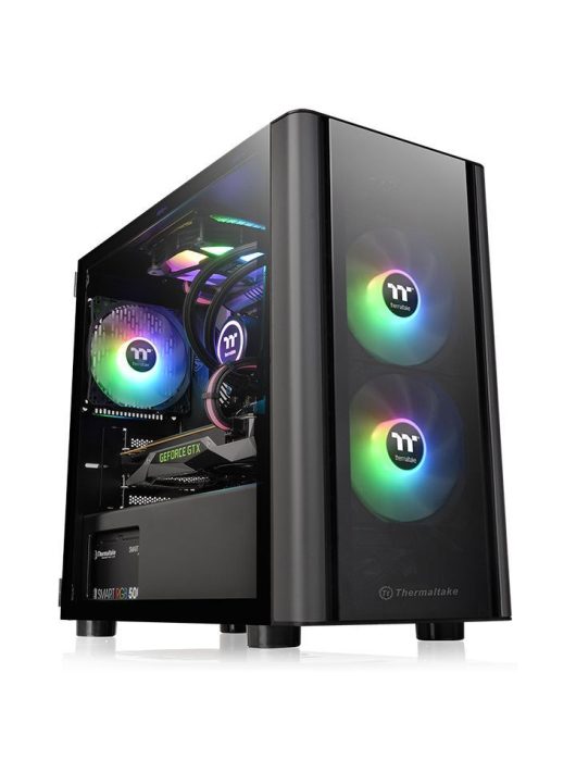 Thermaltake V150 Tempered Glass Black