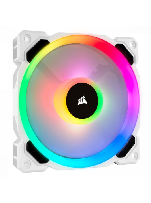 Corsair LL120 RGB 120mm Dual Light Loop White RGB LED PWM Fan - Single Pack