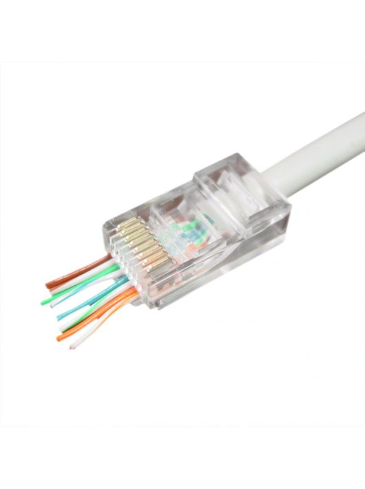 Gembird Universal pass-through modular UTP plug RJ45/8P8C 10 pcs per bag