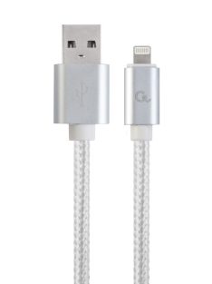   Gembird CCB-mUSB2B-AMLM-6-S USB2.0 - Lightning cable 1,8m Silver