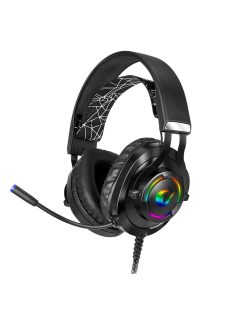 Rampage RM-K18 Double Black RGB Headset Black