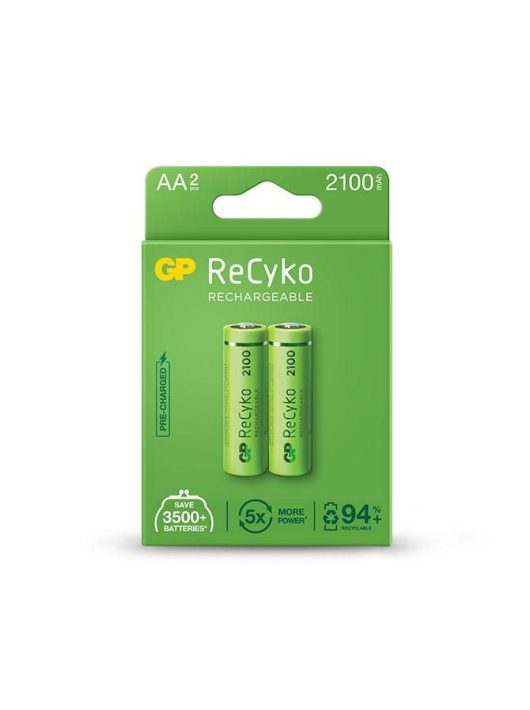 GP ReCyko 2100mAh AA Ni-MH akkumulátor 2db/csomag 