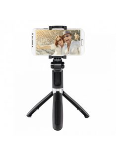   Hama Funstand 57 Selfie Stick with Bluetooth Remote Shutter Black 