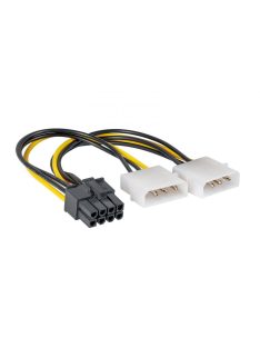 Akyga AK-CA-29 Adapter 2x Molex/PCI-Express 8-pin