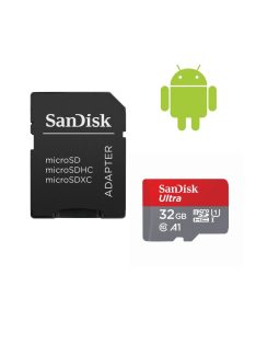   Sandisk 32GB microSDHC Ultra Class 10 UHS-I A1 (Android) + adapterrel