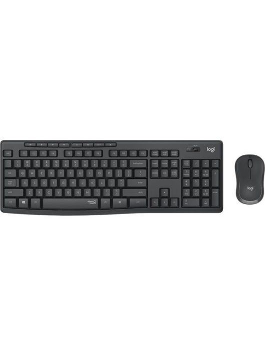 Logitech MK295 Silent wireless keyboard +mouse Grafit Grey HU