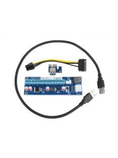   Gembird RC-PCIEX-03 PCI-Express riser add-on card, PCI-ex 6-pin power connector