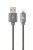 Gembird CC-USB2S-AMLM-2M-BG Lightning Premium spiral metal 8-pin charging and data cable 2m Metallic Grey