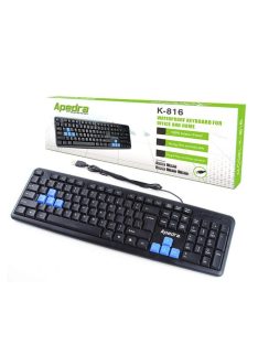 Apedra K-816 keyboard Black HU