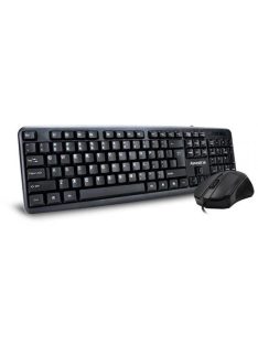 Apedra KM-520 keyboard + mouse Black HU