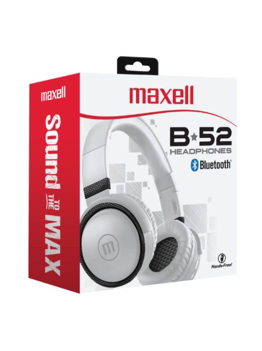 Maxell HB-BTB52 Bluetooth Headphone White