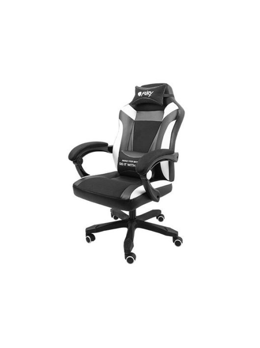 FURY Avenger M+ Gaming Chair Black/White