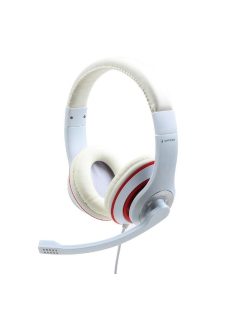 Gembird MHS-03-WTRD Stereo Headset White/Red