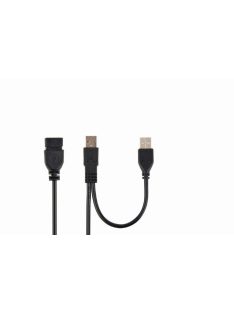   Gembird CCP-USB22-AMAF-3 Dual USB 2.0 A-plug A-socket extension cable 0,9 m Black