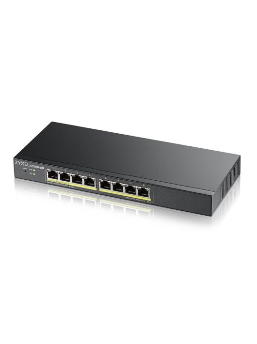 ZyXEL GS1900-8HP 8x1000Mbps Smart Menedzselhető PoE Switch