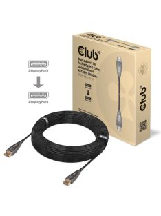   Club3D DisplayPort 1.4 Active Optical Cable Unidirectional 4K120Hz 8K60Hz M/M 20m