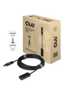   Club3D USB3.2 Gen2 Type A Extension Cable 10Gbps M/F 5m Black