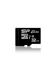   Silicon Power 32GB microSDHC Elite Class 10 UHS-I U1 + adapterrel