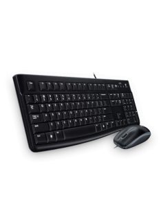 Logitech MK120 USB billentyűzet + egér Black HU